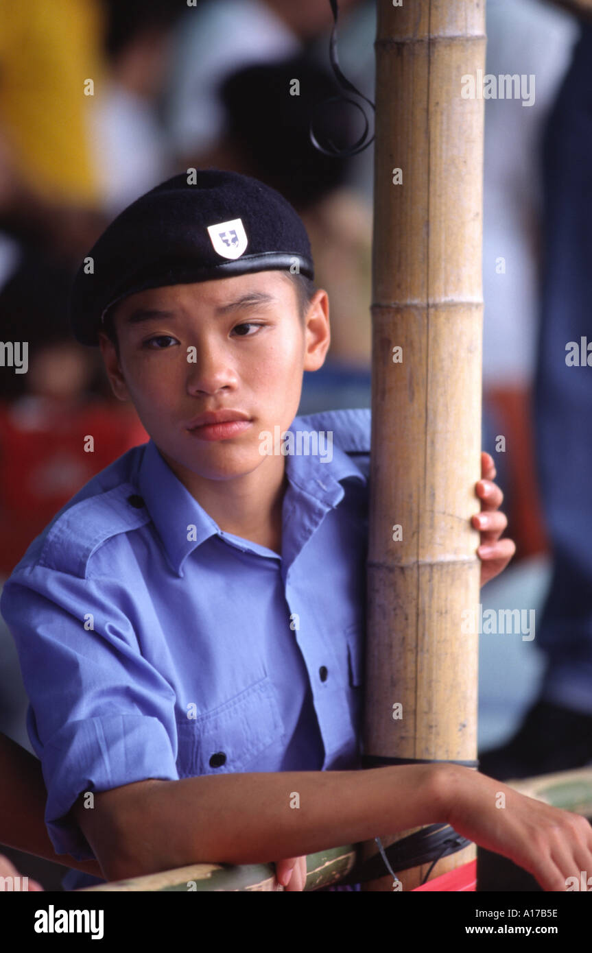 Salvation Army volunteer in Hong Kong Stock Photo Alamy