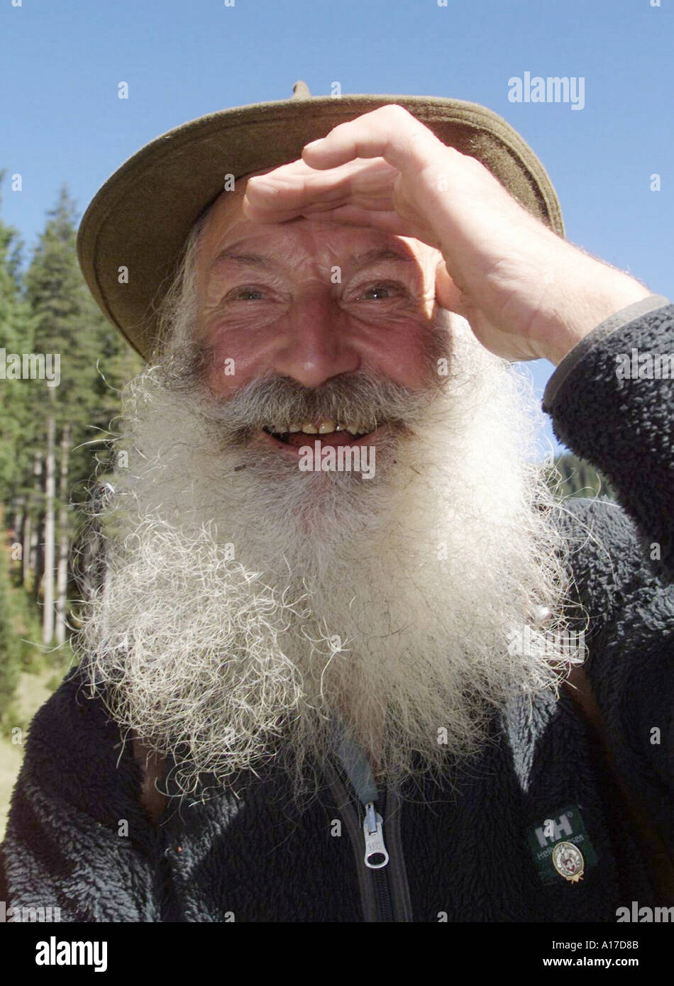 Ein Zufriedener Bergbauer Huber Aus Meiringen Okt.2001  Anton J.geisser 