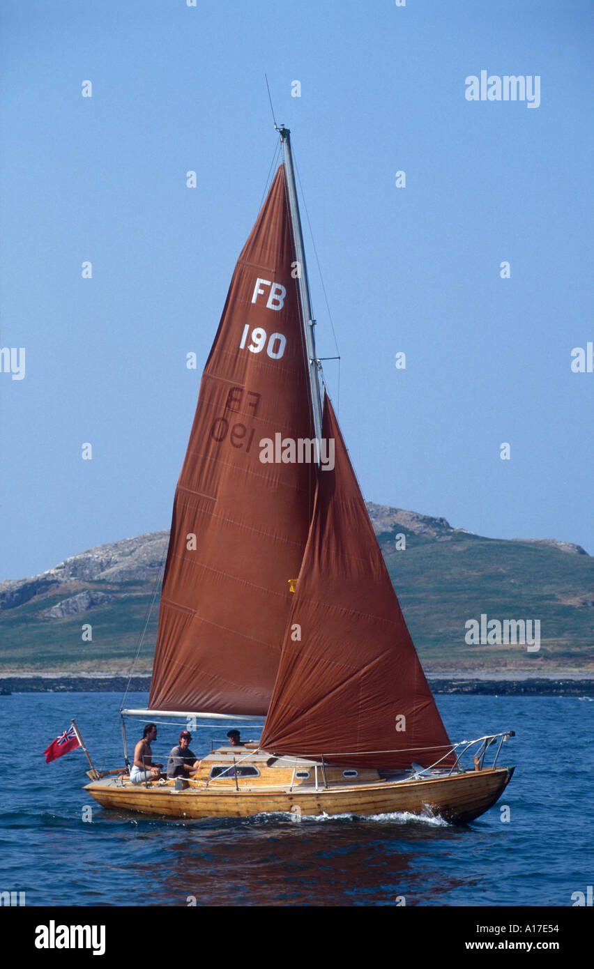 Folkboat sailing yacht hires stock photography and images Alamy