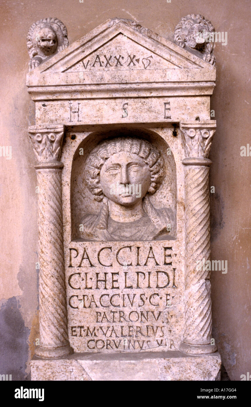 Rome Roman Italy Italian Museum archaeology Stock Photo - Alamy