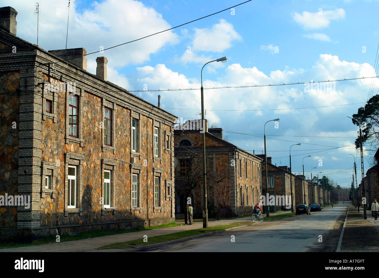 Apartment building in Warsaw, Poland Stock Photo Alamy