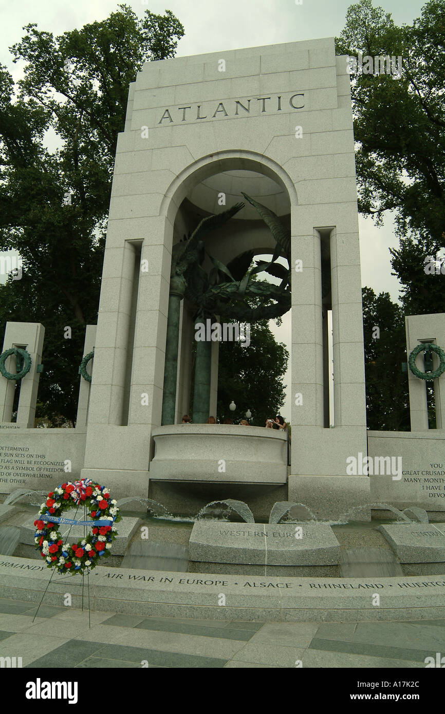 World War Two Veterans Memorial Washington DC USA Stock Photo - Alamy