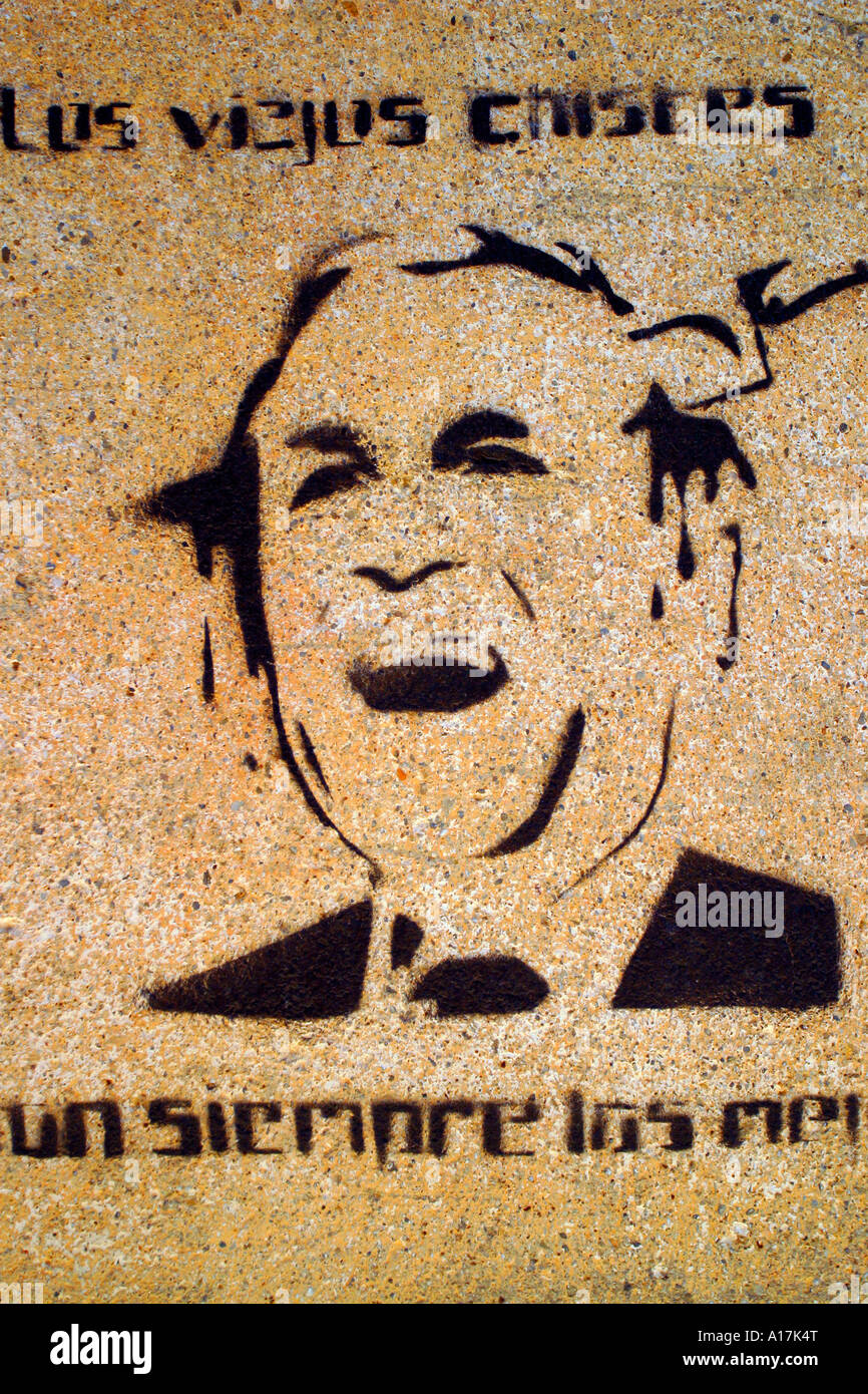 Stencil Graffiti Art Stock Photo Alamy