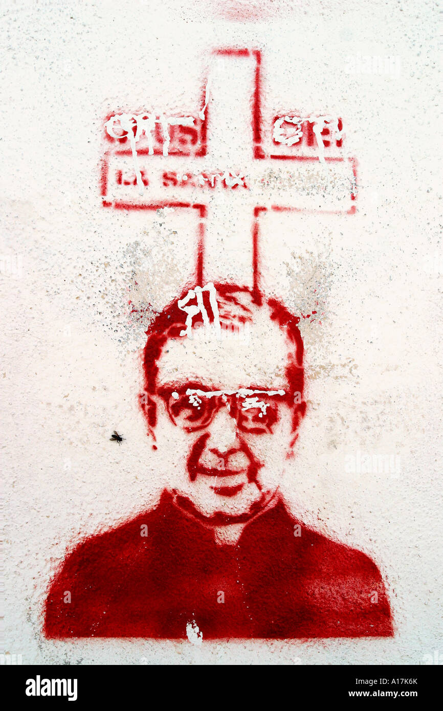 Stencil Graffiti Art Stock Photo Alamy