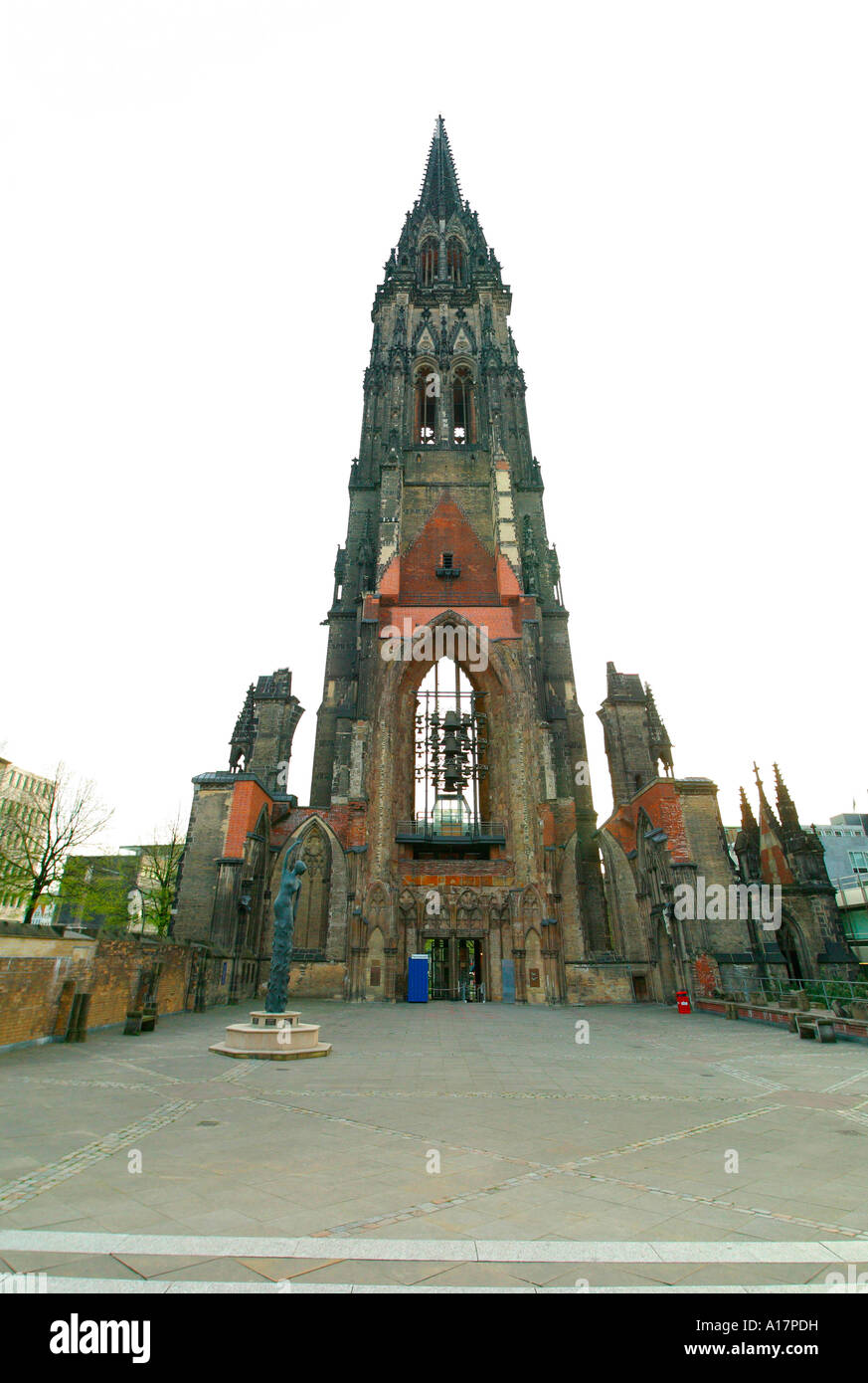 St Nikolai church in Hamburg, Germany Stock Photo - Alamy