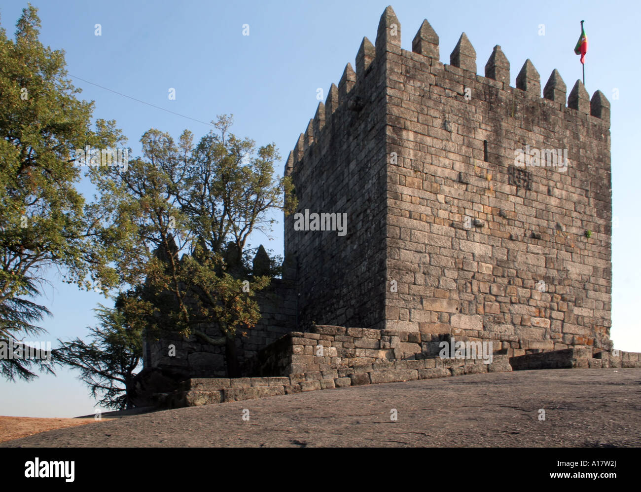 Póvoa de Lanhoso Castle, Portugal Stock Photo - Alamy