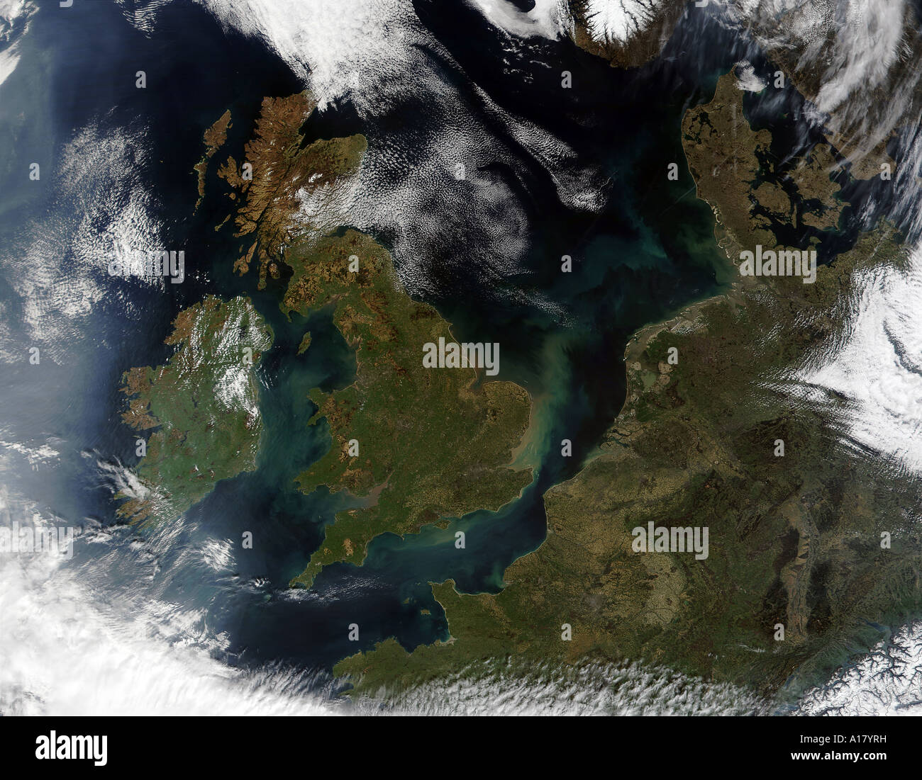 Netherlands satellite image hi-res stock photography and images - Alamy