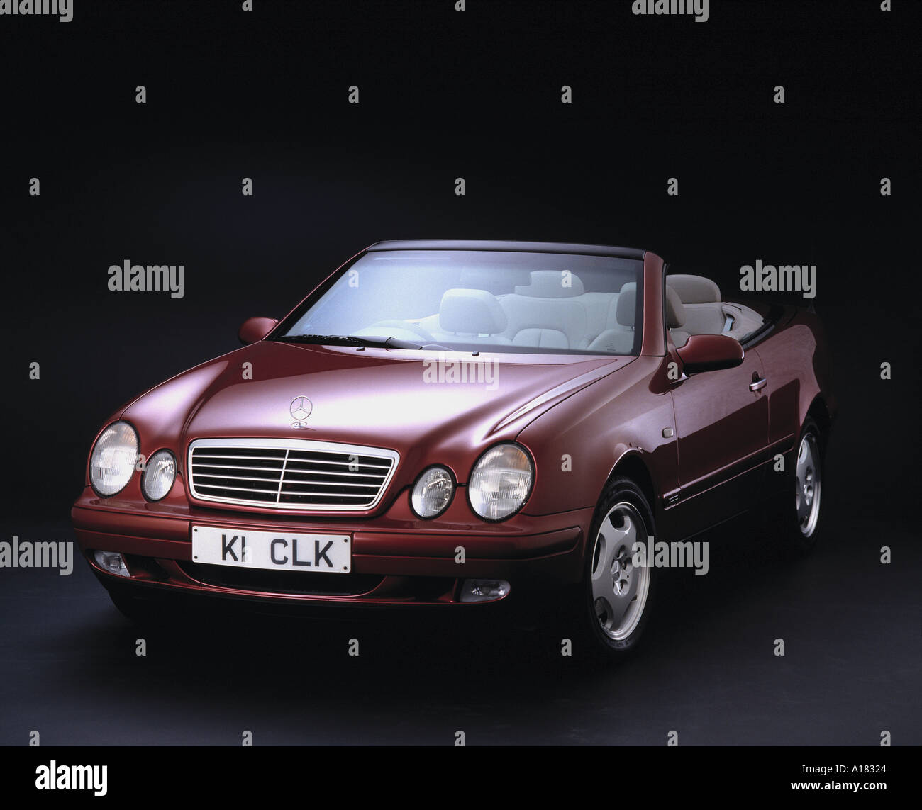 1999 Mercedes Benz CLK 320 cabriolet Stock Photo