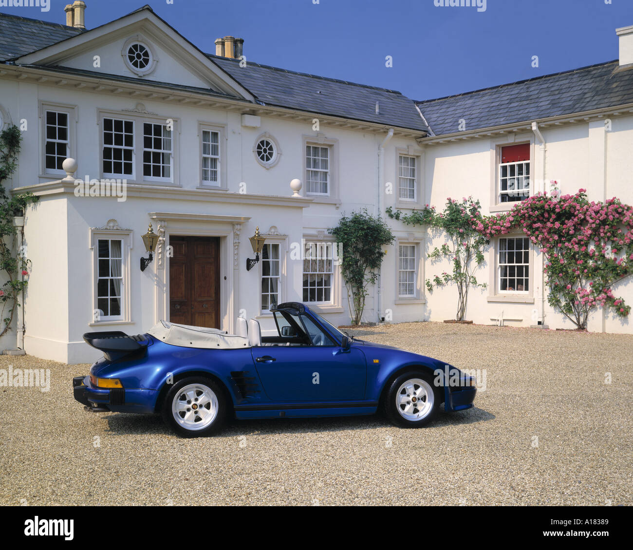 1989 Porsche 911 SE cabriolet Stock Photo