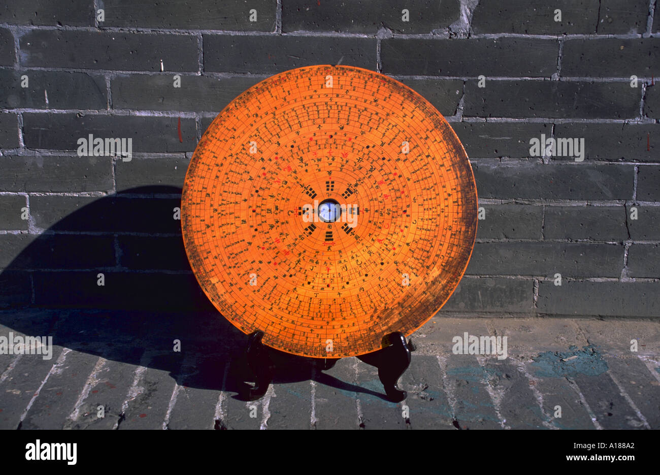 Ancient compass for landscaping China Stock Photo