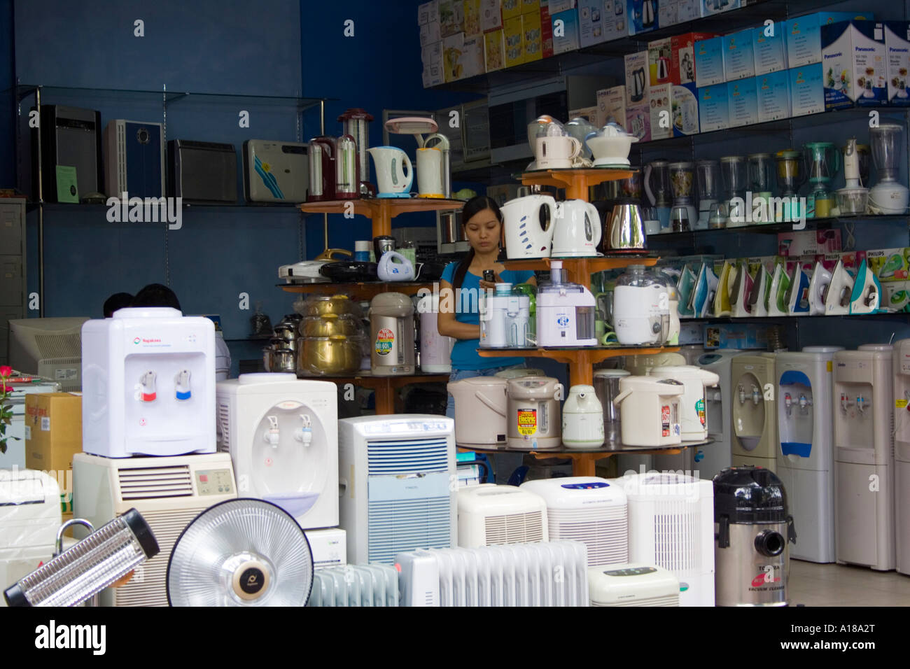 Electronic Househould Appliance Store Hanoi Vietnam Stock Photo Alamy