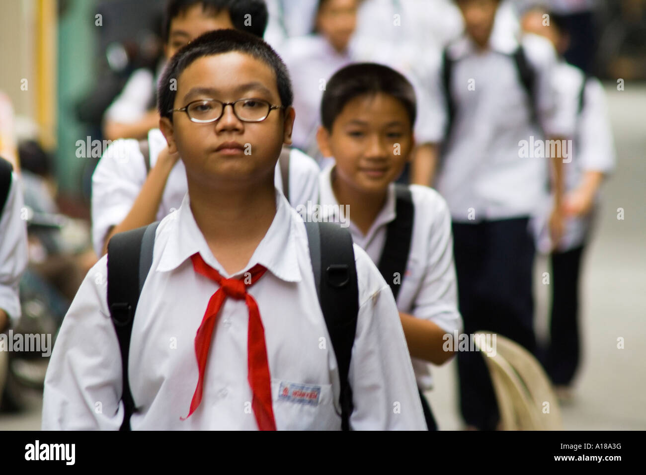 Junior school student uniform asia hi-res stock photography and images -  Alamy