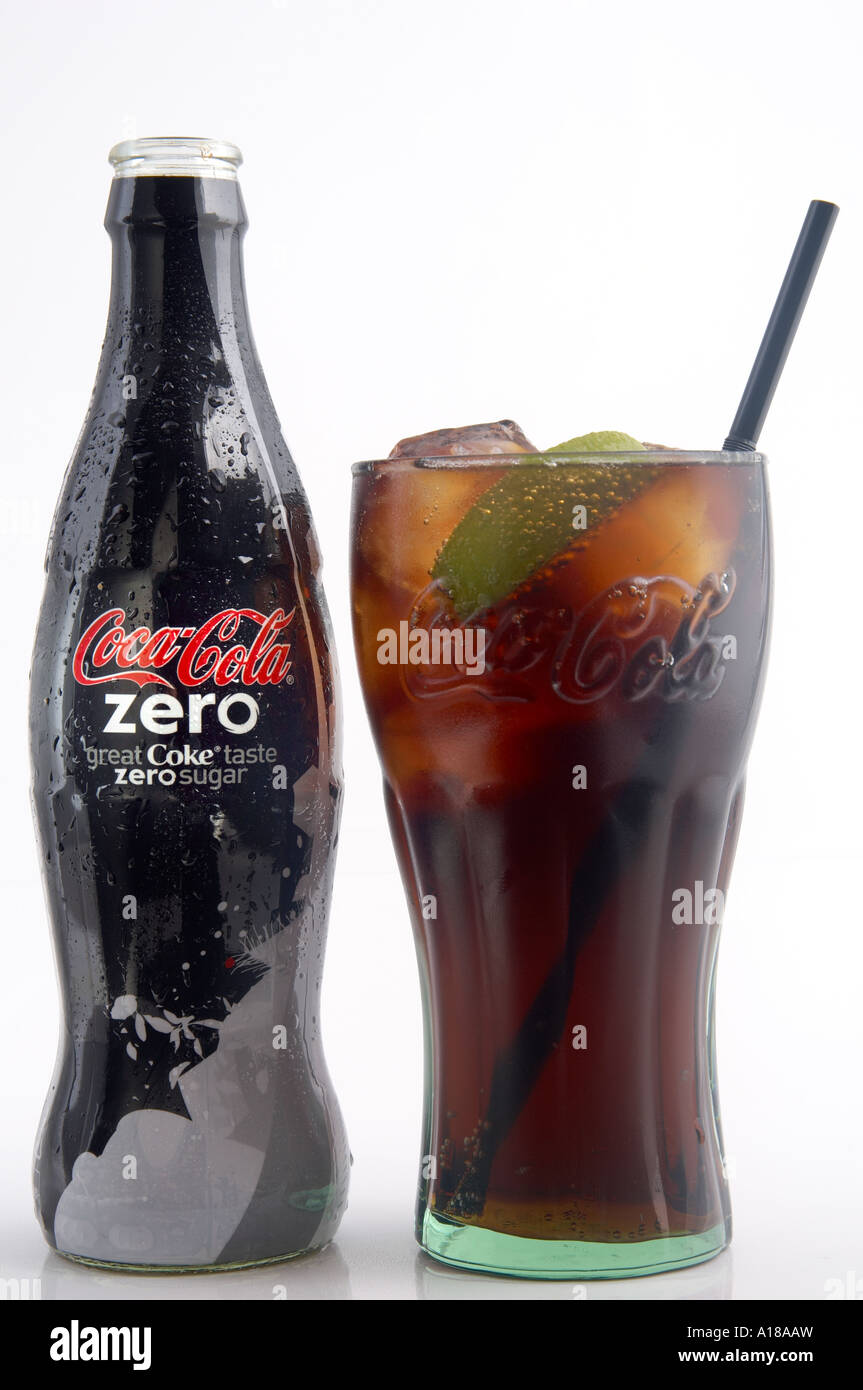 Afbeeldingsresultaat voor glas en fles cola zero