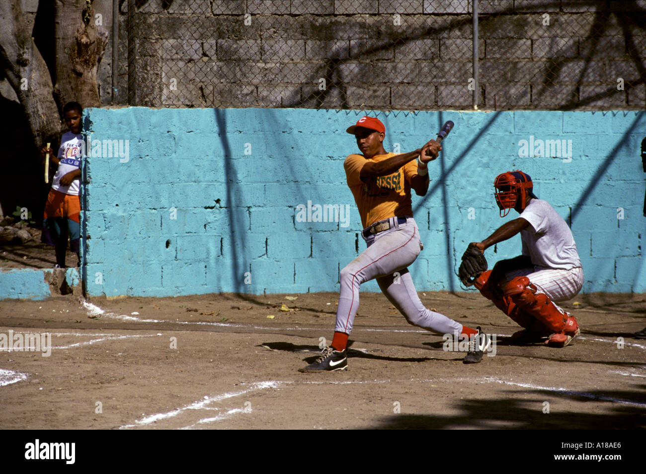 Dominican Republic sports baseball ball sport ball national Stock Photo