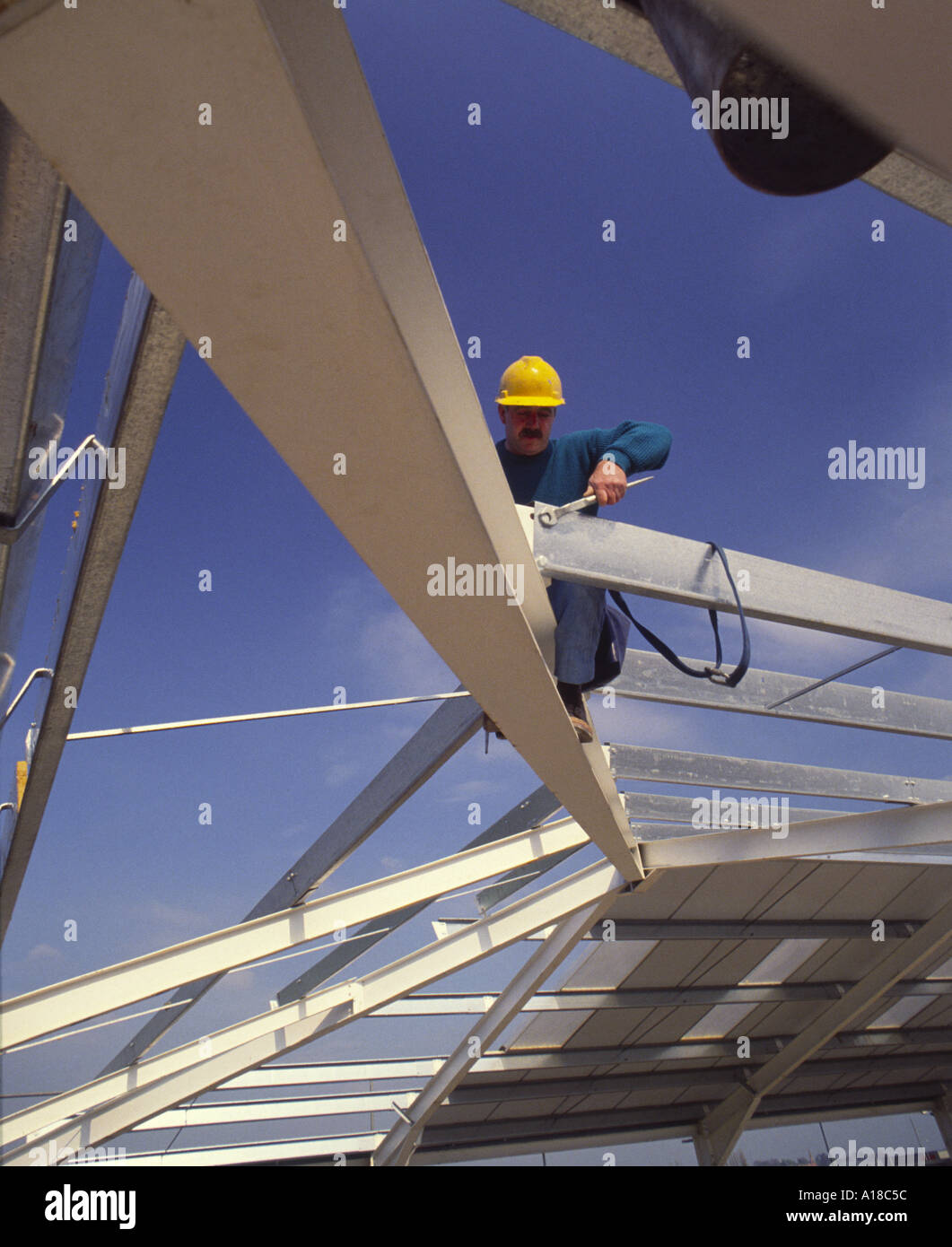 Steel erector hires stock photography and images Alamy