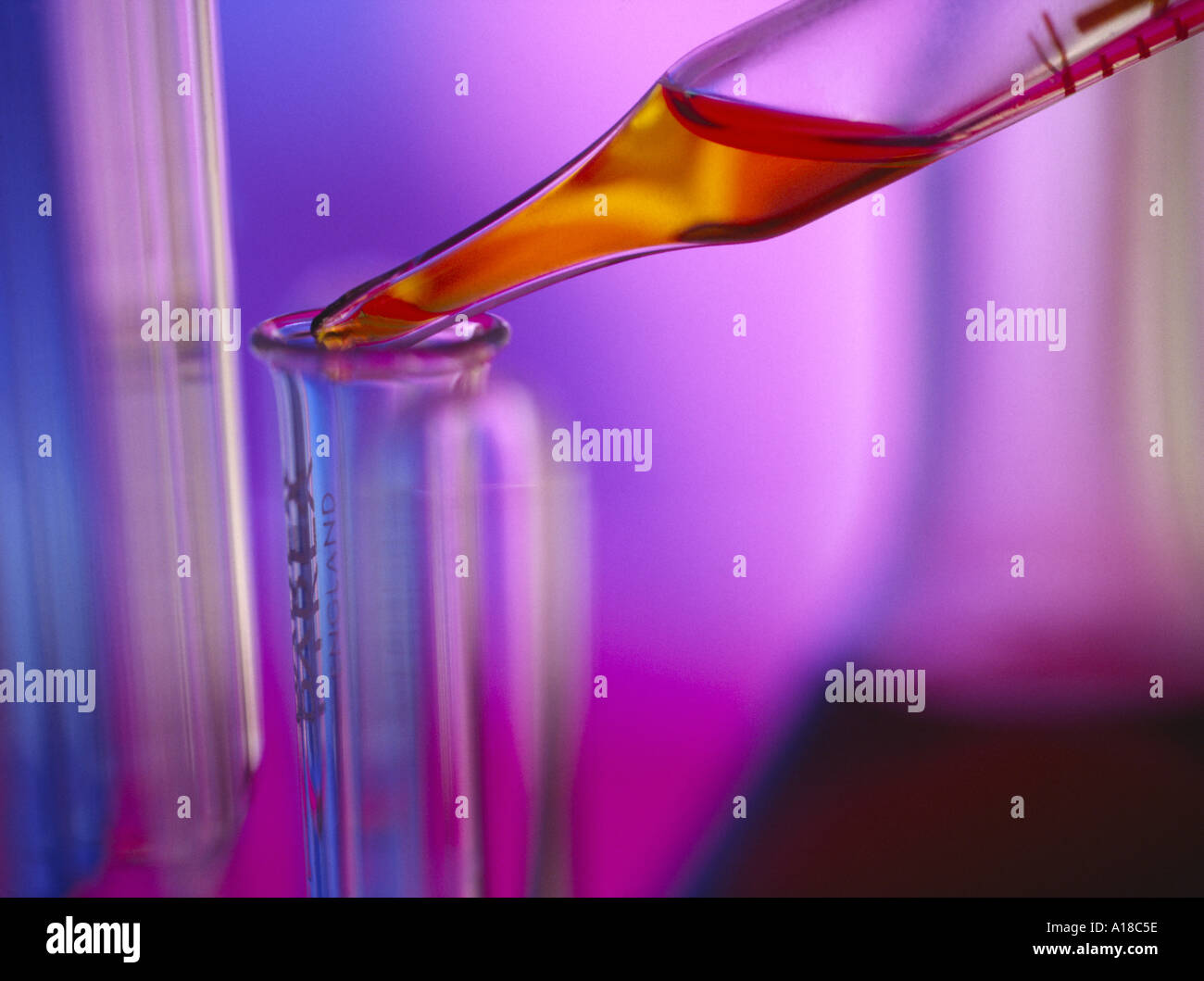 Homoeopathy dilution image Stock Photo