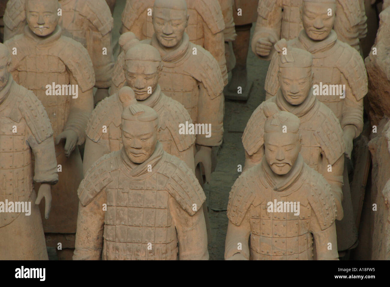 Terracotta warriors, Xian, China Stock Photo