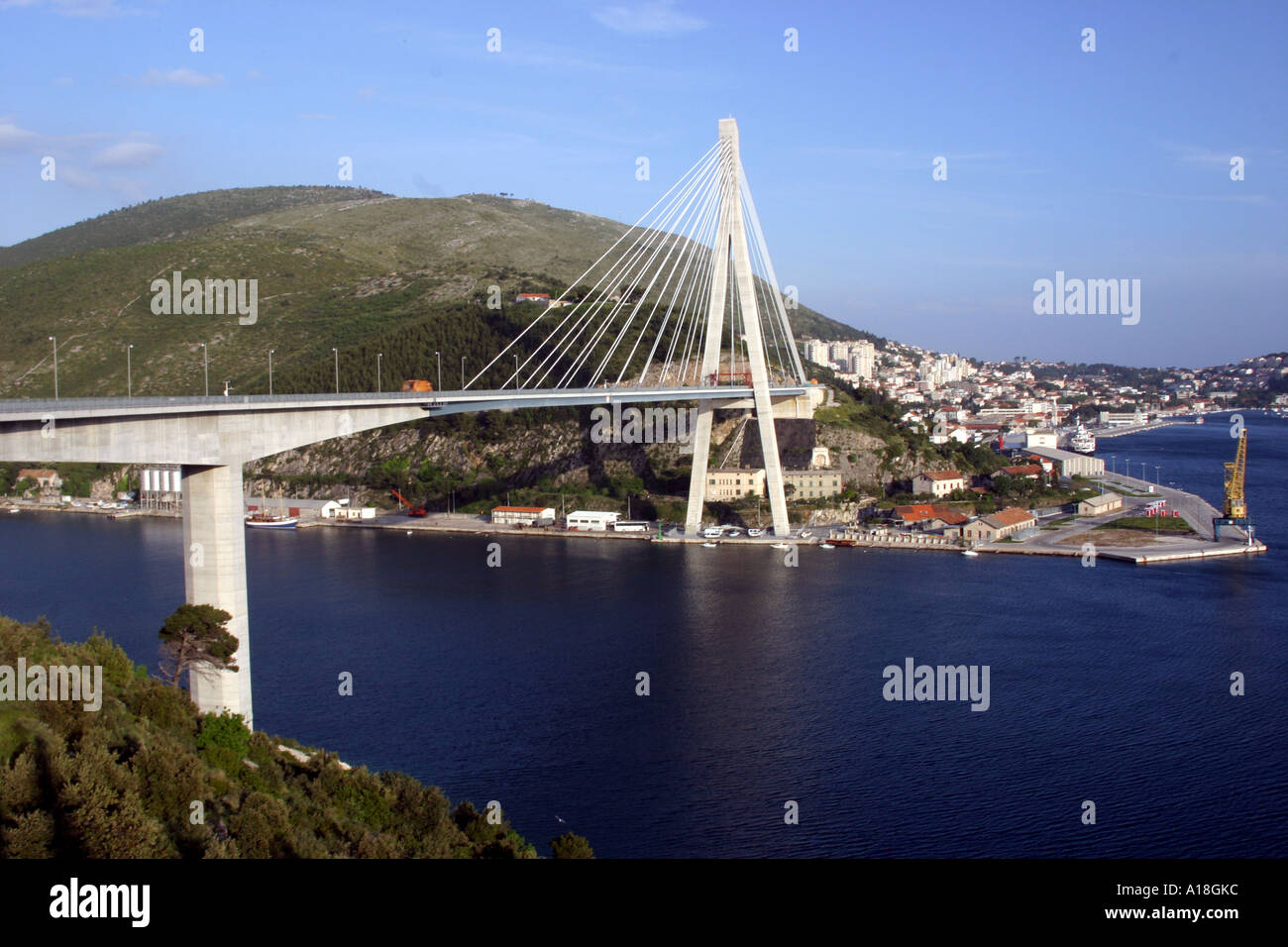 DUBROVNIK Bridge Stock Photo