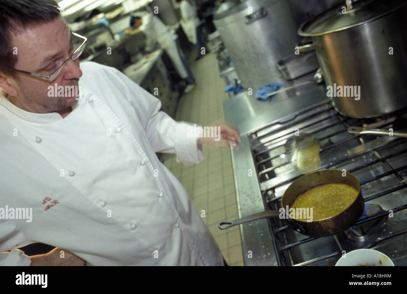 David Thompson, an Australian chef, restauranteur and cookery writer. Stock Photo