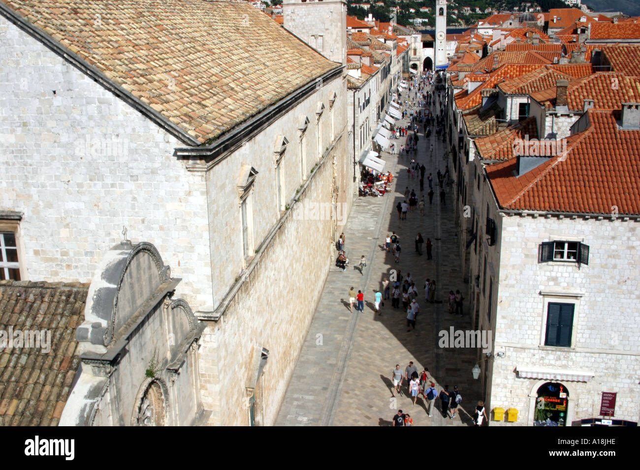 DUBROVNIK - main street Stock Photo