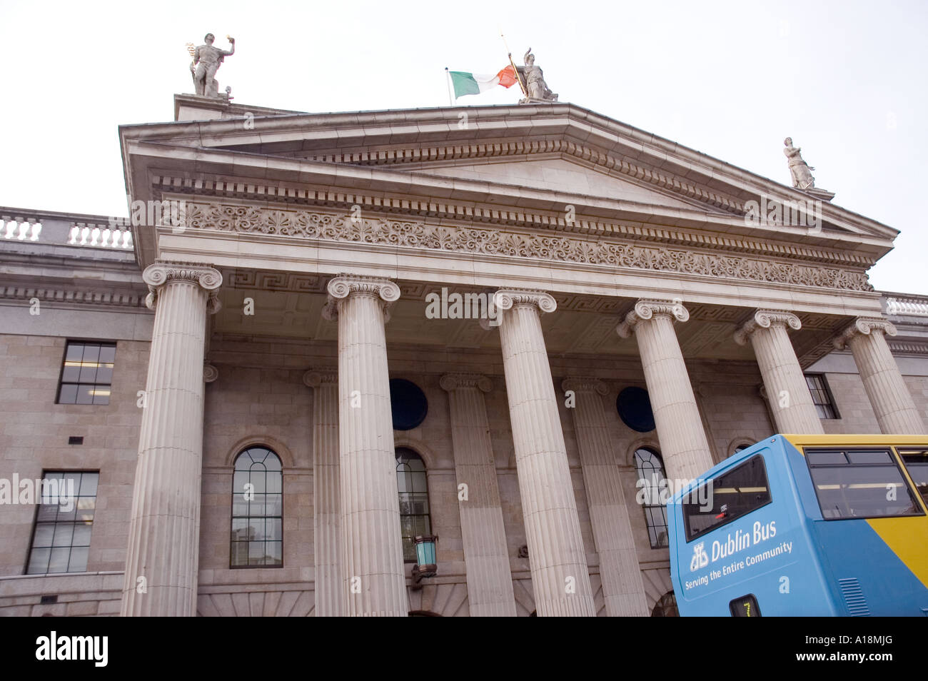 The General Post Office in Dublin Ireland Stock Photo Alamy