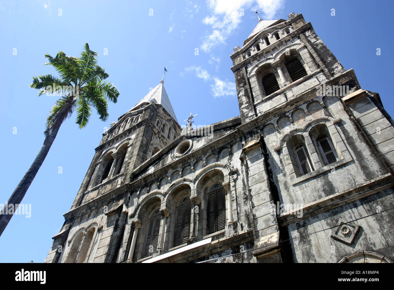 ZANZIBAR - St Joseph's Roman Catholic cathedral in Stone Town Stock Photo
