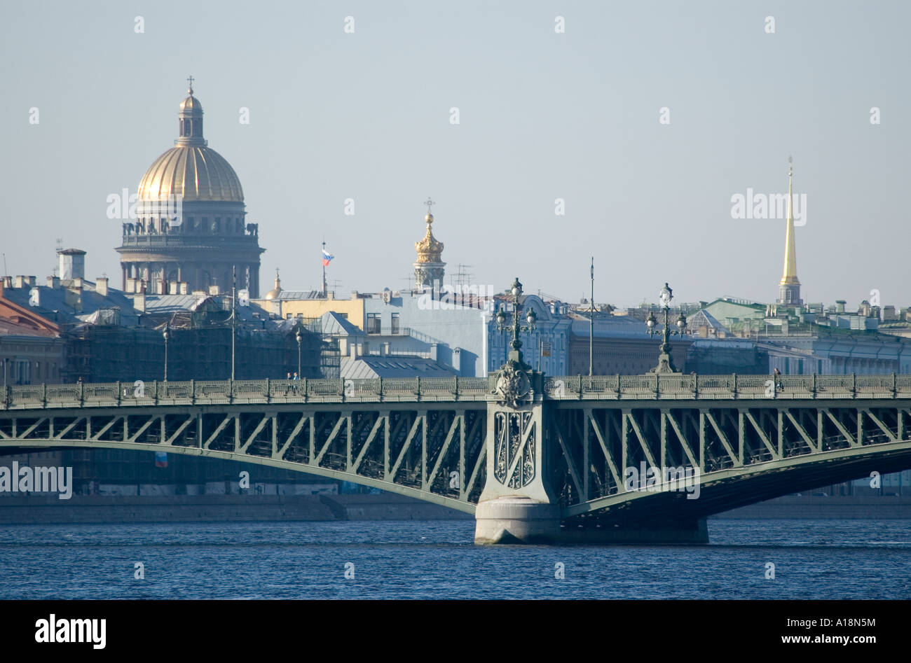 The Neva River in Saint Petersburg Russia Stock Photo Alamy
