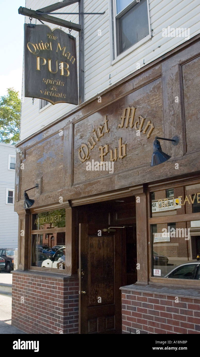 The Quiet Man Pub in South Boston Stock Photo Alamy