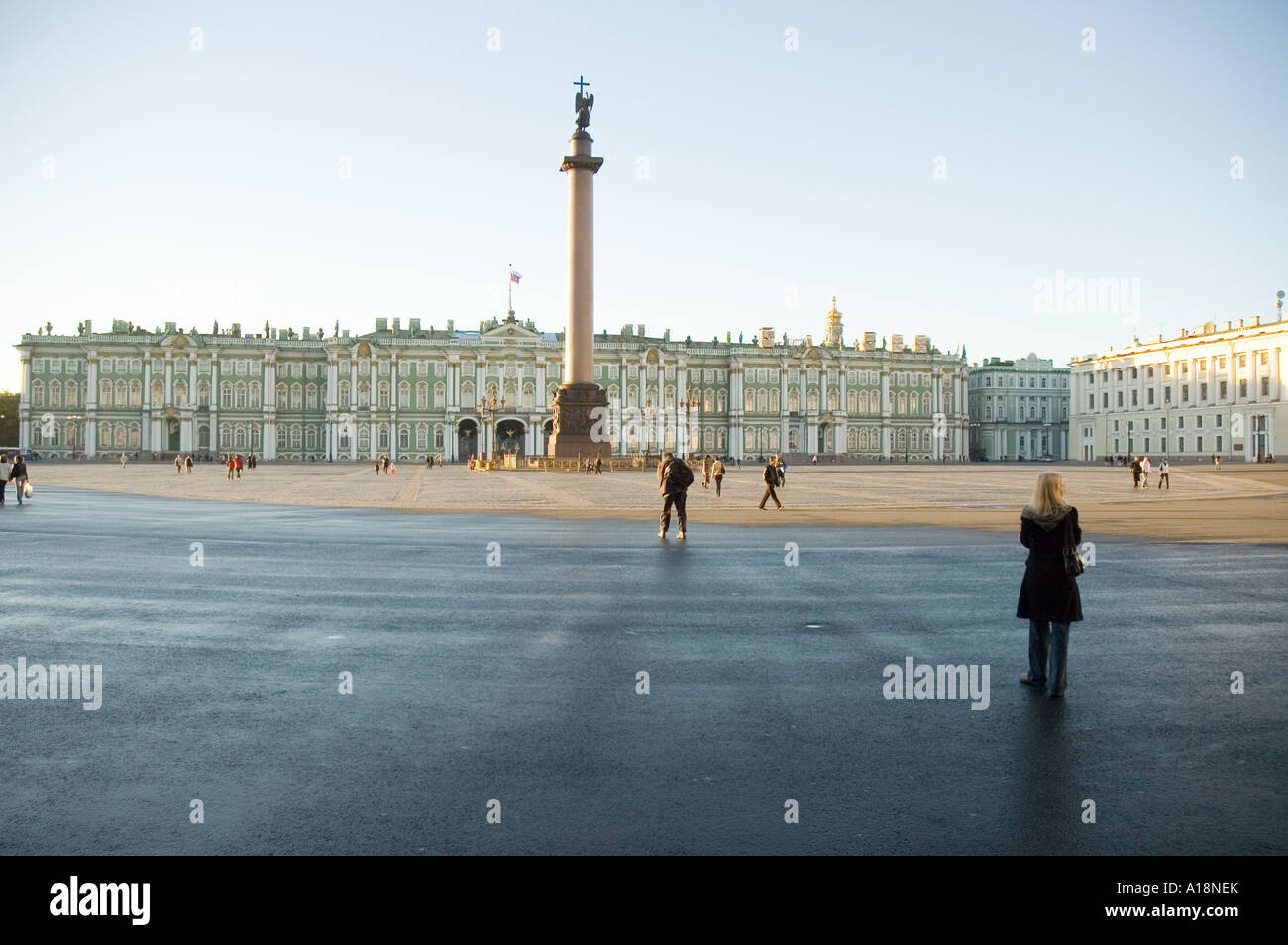 The Hermitage Winter palace in Saint Petersubrg Russia Stock Photo