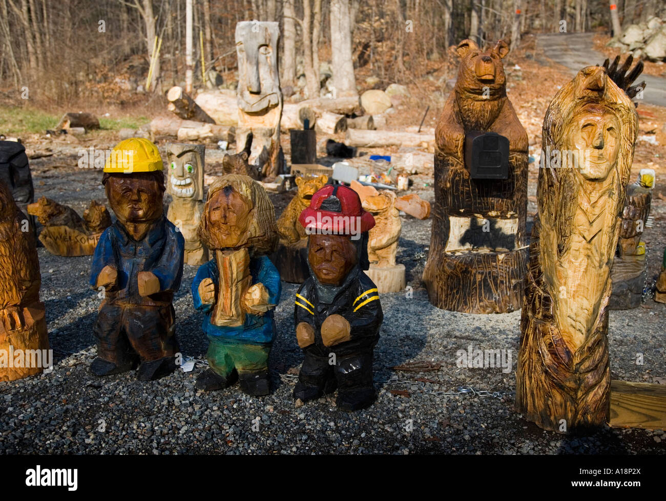 Totem pole totem poles hi-res stock photography and images - Alamy