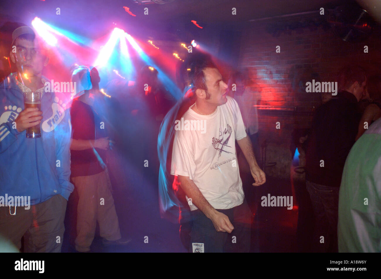 Prozac night club an underground club in Krakow Poland Stock Photo Alamy
