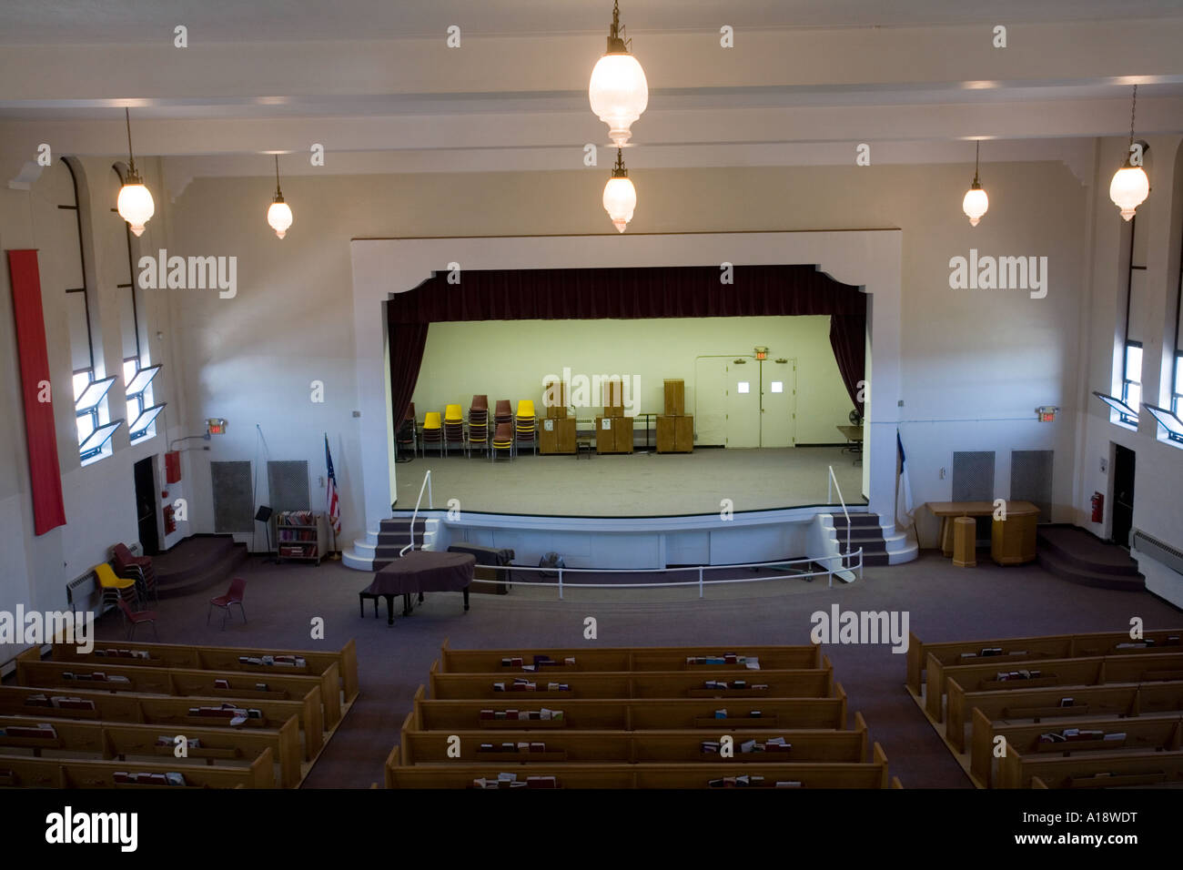 Inside the Chapel Nebraska State Penitentiary Lincoln Nebraska USA Stock Photo Alamy