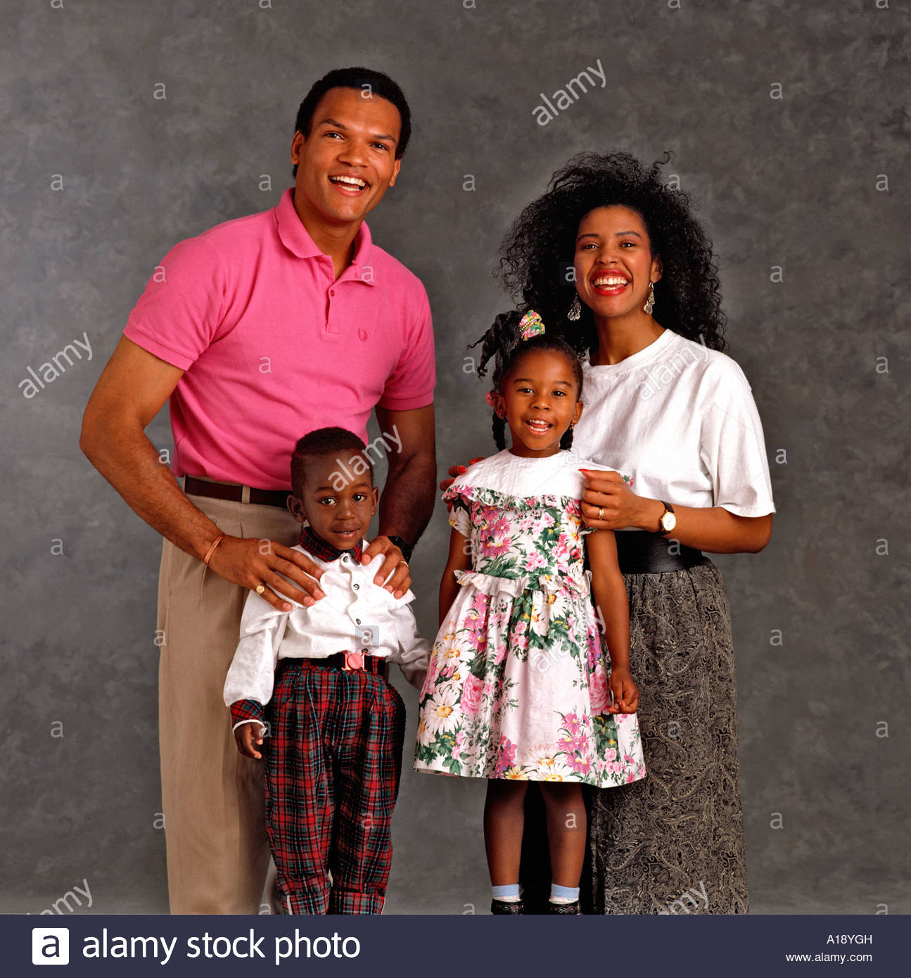 Black Nuclear Family Group Posing Stock Photos Black Nuclear Family nuclear-family