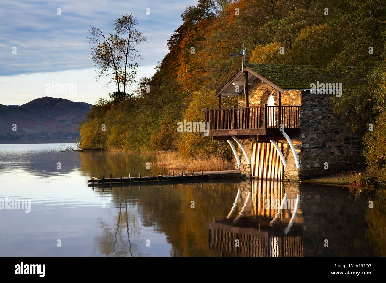 The Boat House Waterfoot Ullswater Lake District National Park Cumbria  Stock Photo - Alamy