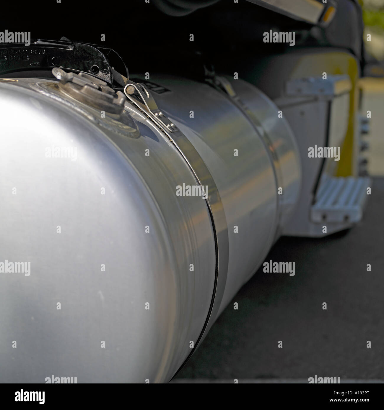 A fuel tank of a truck Stock Photo Alamy