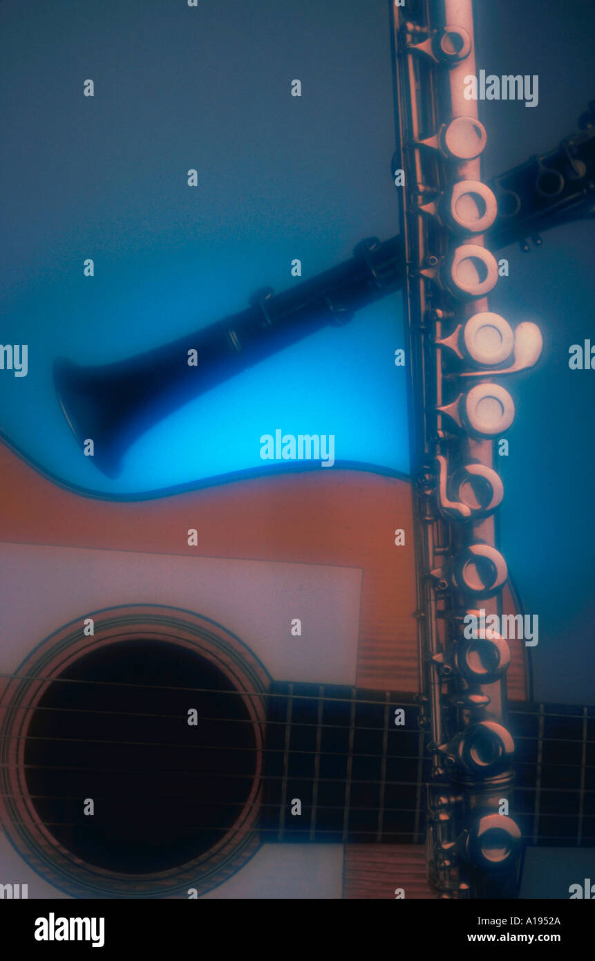 Guitar and flute hires stock photography and images Alamy
