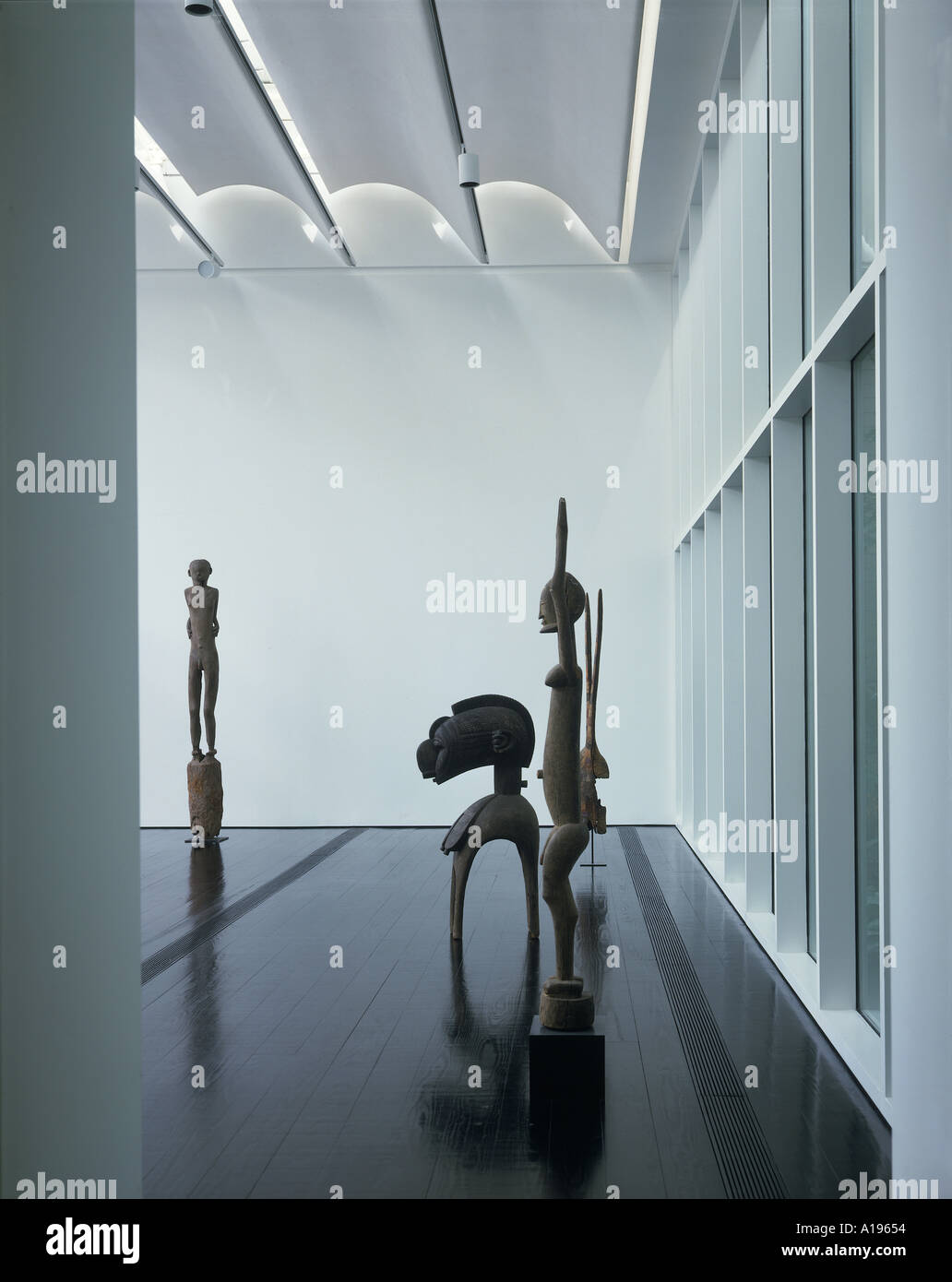 Menil Art Gallery, Houston, Texas Architect Renzo Piano Stock Photo