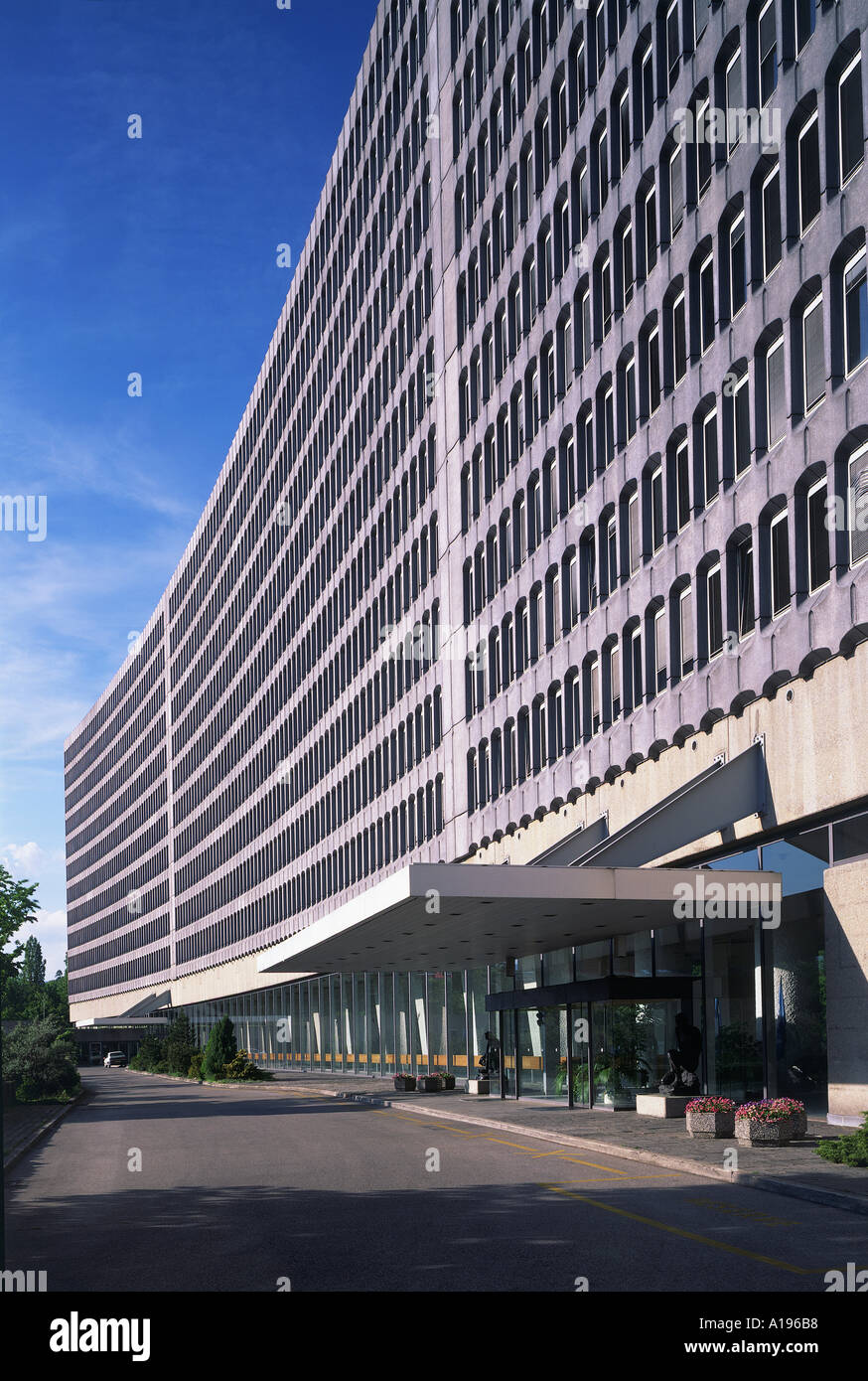 Headquarters of International Labour Organisation ILO exterior Geneva ...