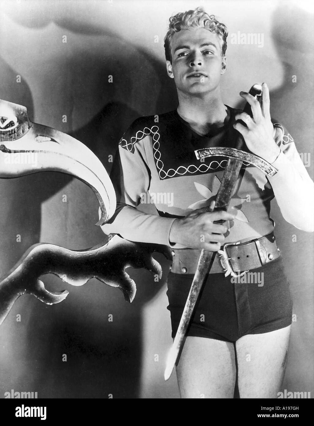 FLASH GORDON 1936 Universal film serial with Buster Crabbe Stock Photo