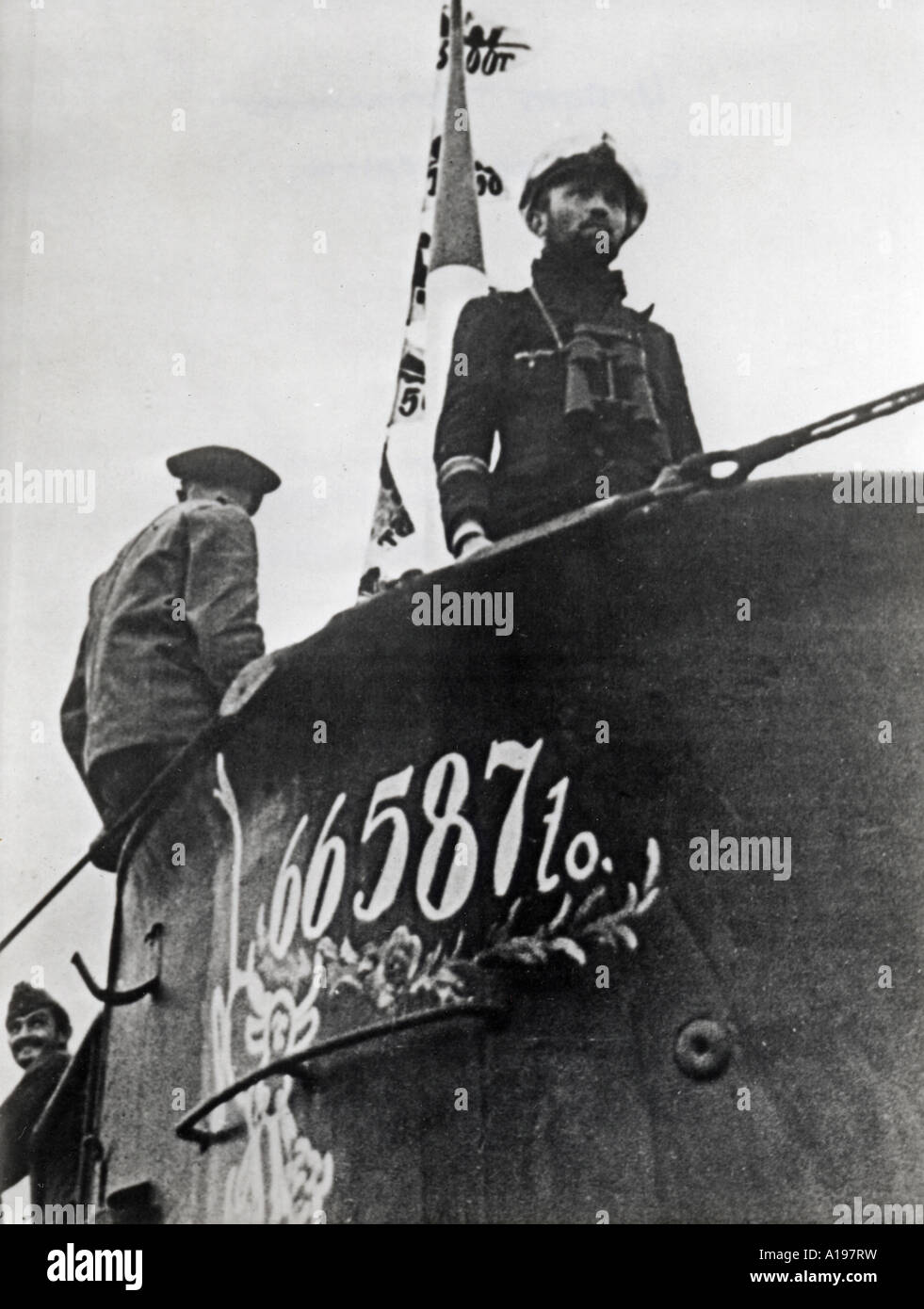 GUNTER PRIEN 1908 to 1941 leading German U-Boat ace of WW2 Stock Photo