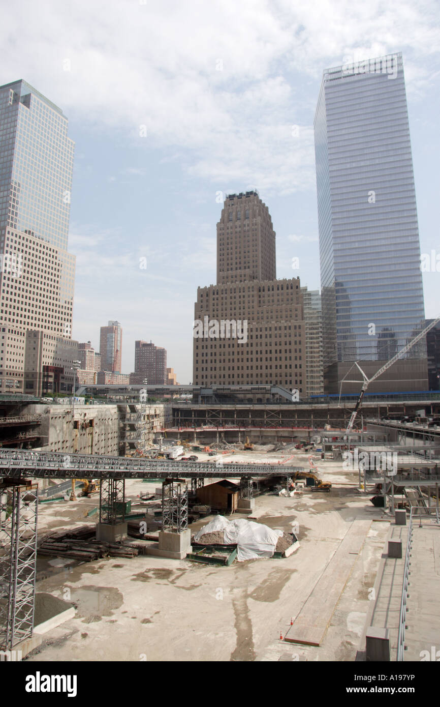 Site of Ground Zero in New York Stock Photo - Alamy