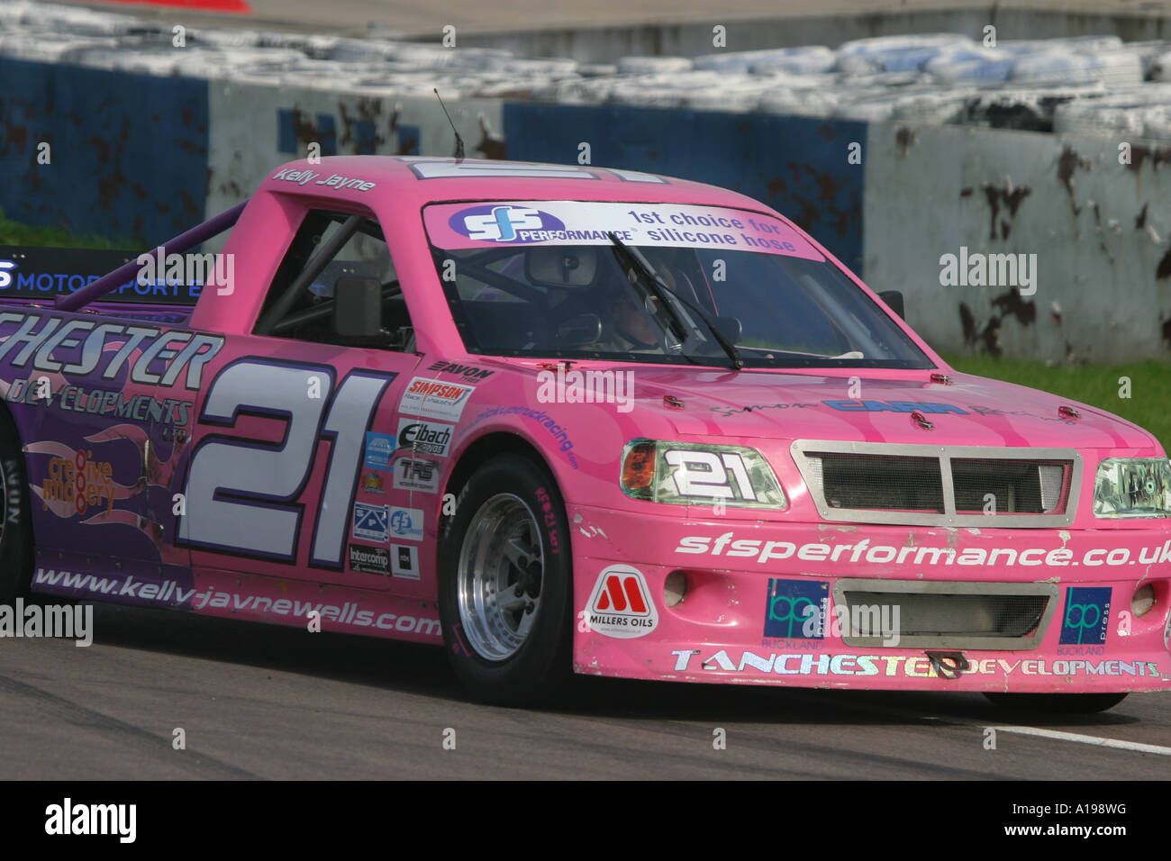 Racing pick up trucks Stock Photo - Alamy