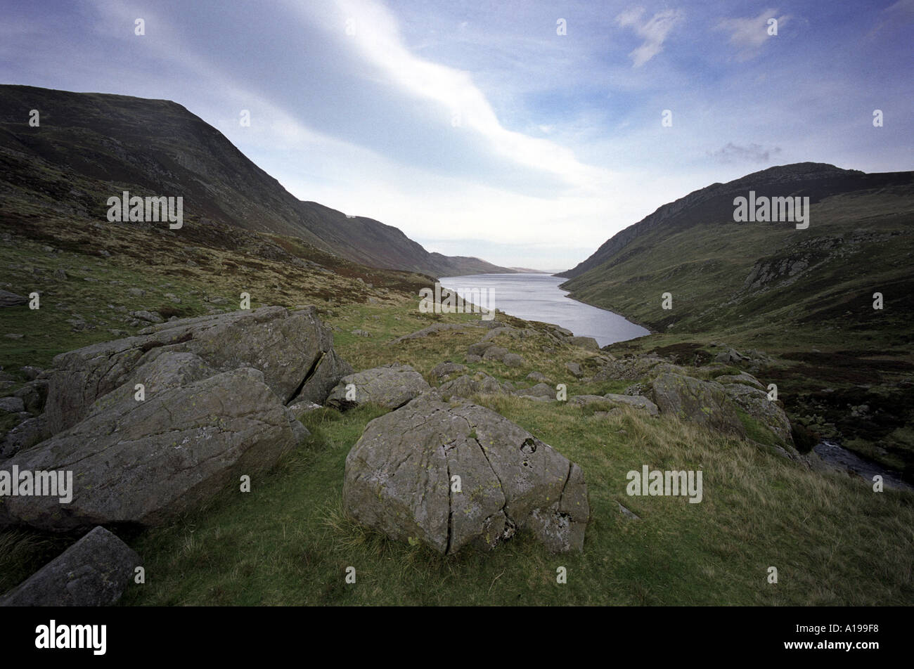 Llyn Cowlyd Reservoir Stock Photo