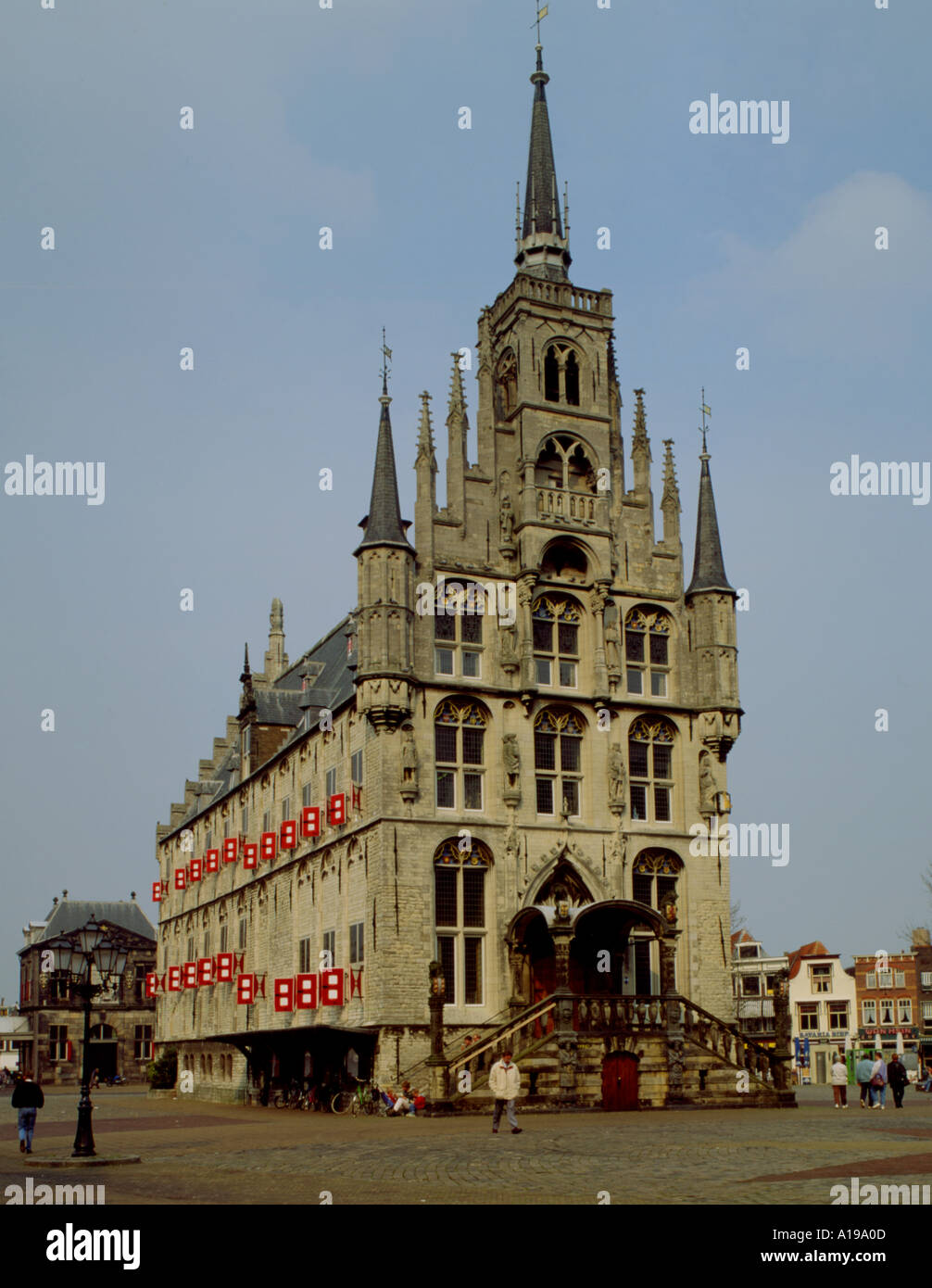 Holland Gouda Town Hall Stock Photo Alamy