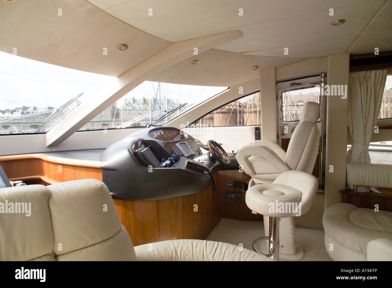 Yacht Luxury Interior High Resolution Stock Photography and Images Alamy