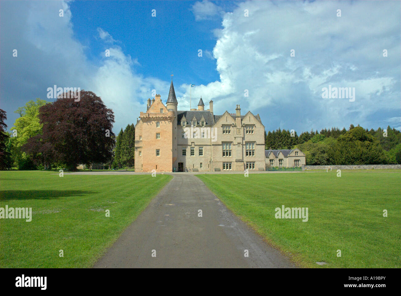 Brodie Castle nr Nairn Morayshire Scotland Stock Photo Alamy