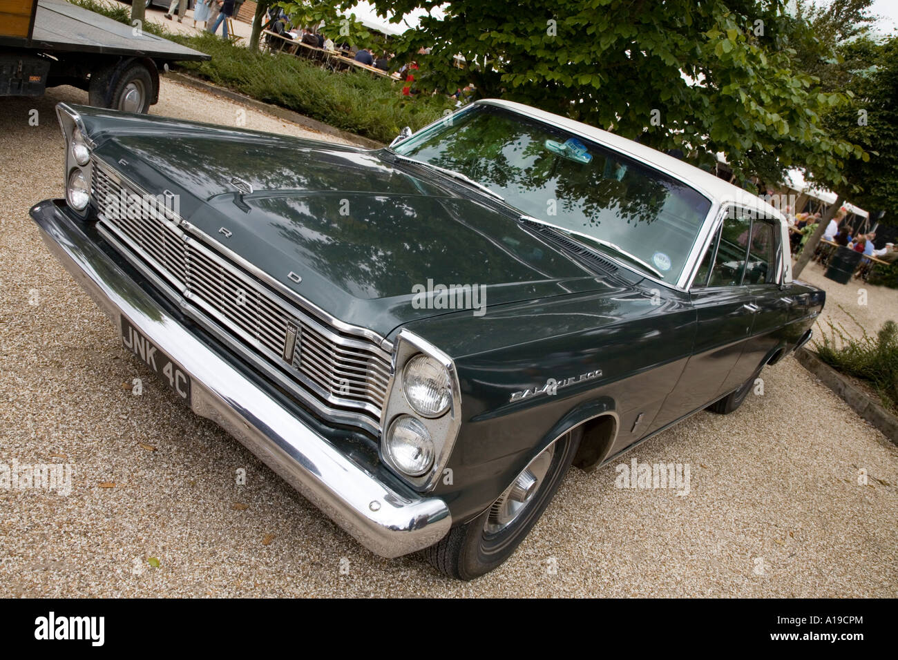Ford Galaxie 500 exhibit at Goodwood Revival, Sussex, England. Stock Photo