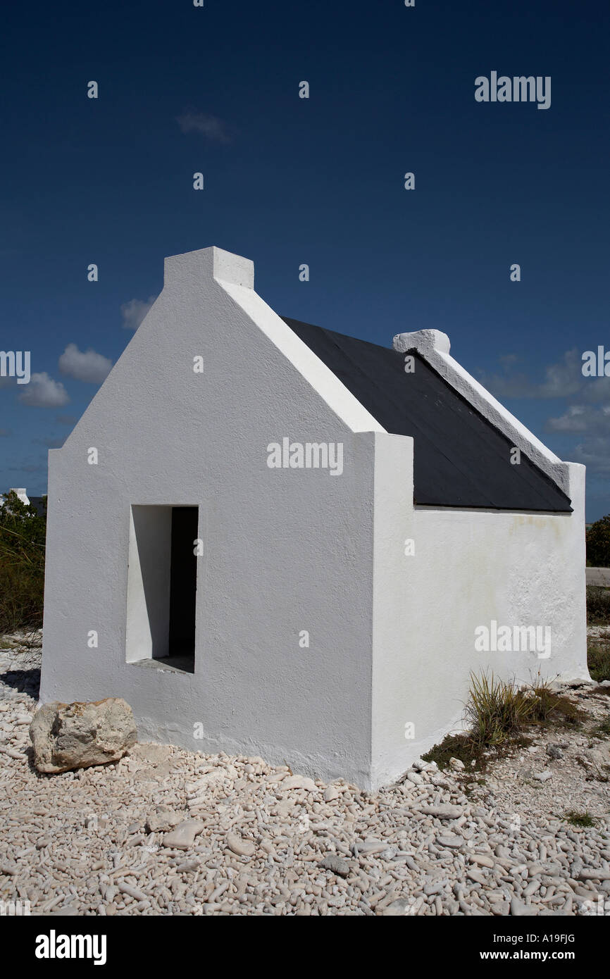 white slave huts Bonaire caribbean west indies Stock Photo Alamy