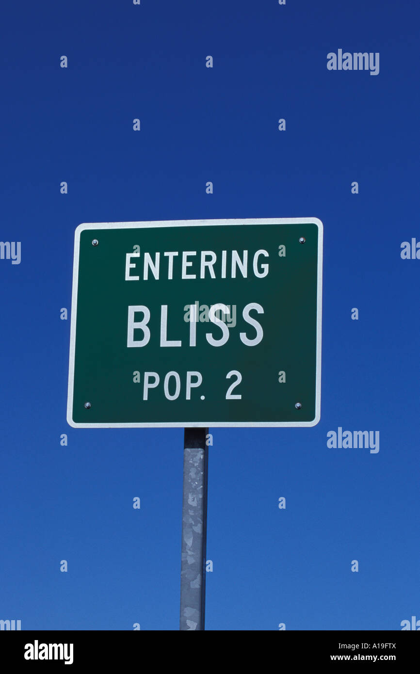 Entering Bliss Population 2 Stock Photo