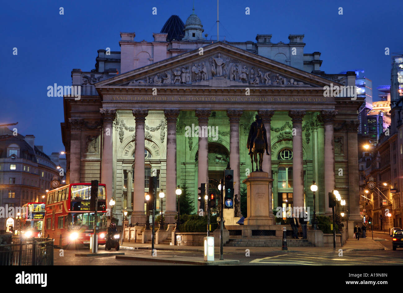 Old Stock Exchange building in London uk Stock Photo